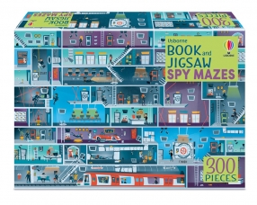 Usborne Book and Jigsaw: Spy Mazes by Sam Smith